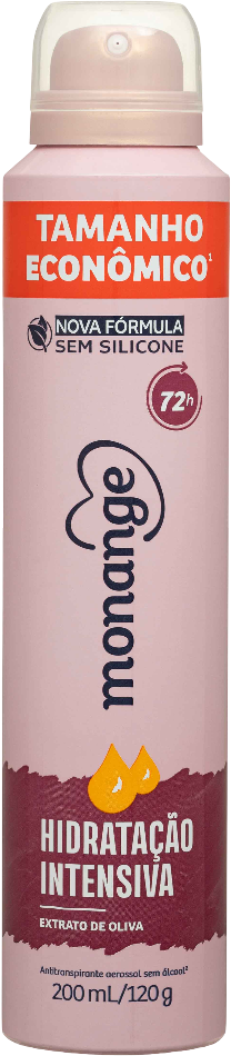 Desodorante Monange Hidratação Intensiva Aerossol Antitranspirante Feminino 200Ml