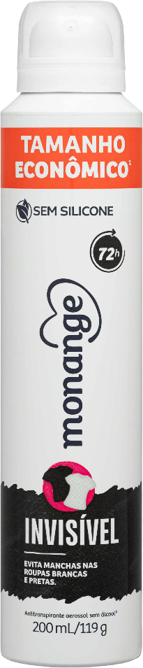 Desodorante Monange Invisível Aerossol Antitranspirante Feminino 200Ml