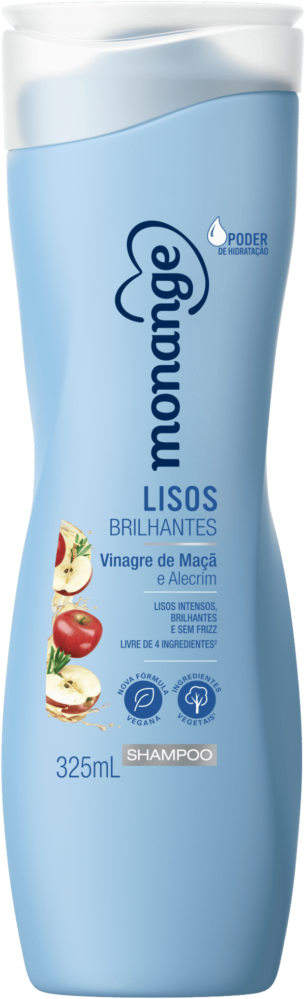 Shampoo Monange Lisos Brilhantes 325Ml