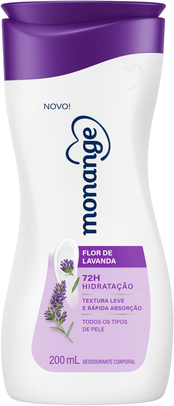 Hidratante Monange Flor De Lavanda Hidratação Essencial Com Ação Desodorante 200Ml