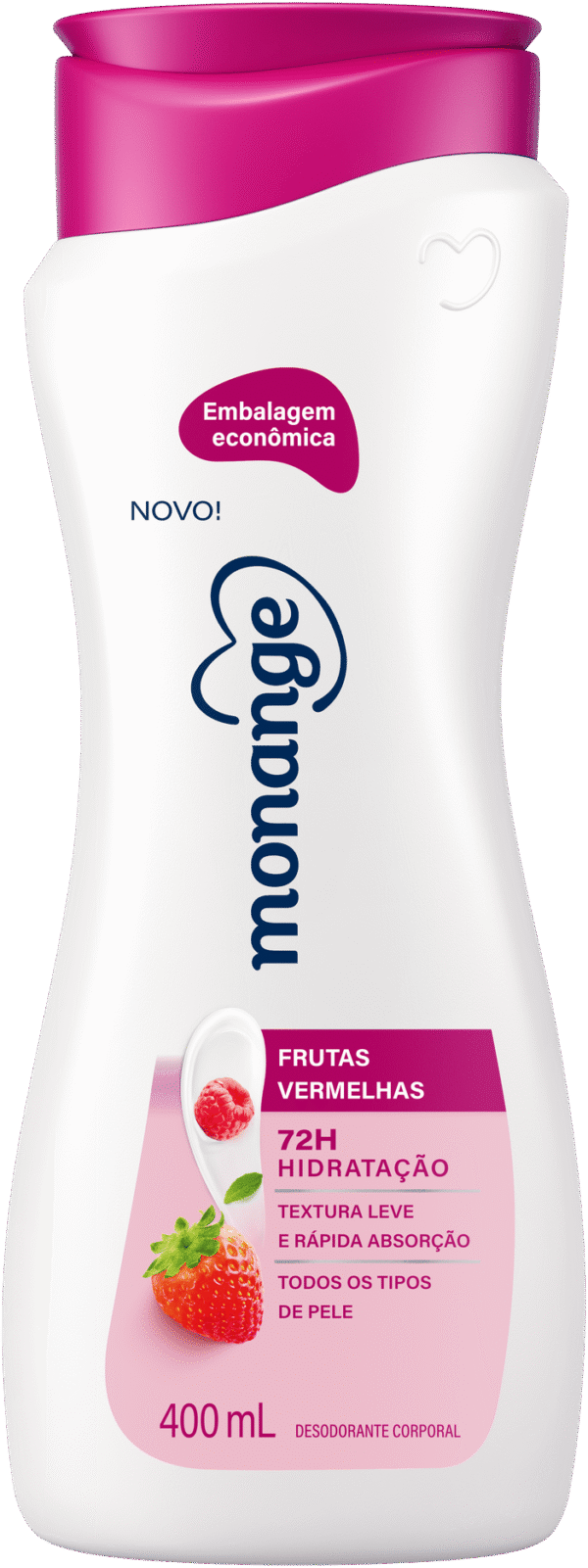 Hidratante Monange Frutas Vermelhas Hidratação Essencial Com Ação Desodorante 400Ml