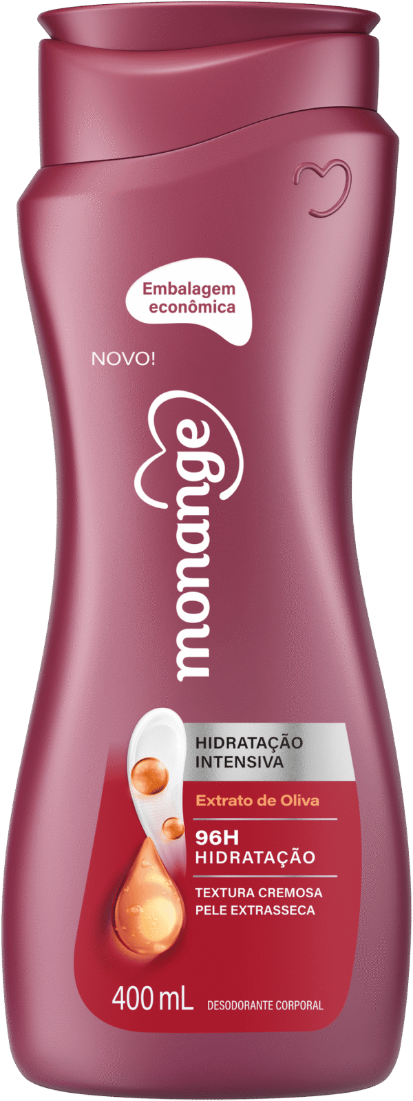 Hidratante Monange Extrato De Oliva Hidratação Intensiva Com Ação Desodorante 400Ml