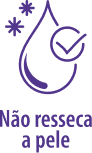 Não resseca a pele