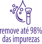 Remove até 98% das impurezas